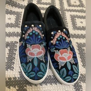 Rebeca Minkoff Leather Womens Sneakers Shoes Size 11